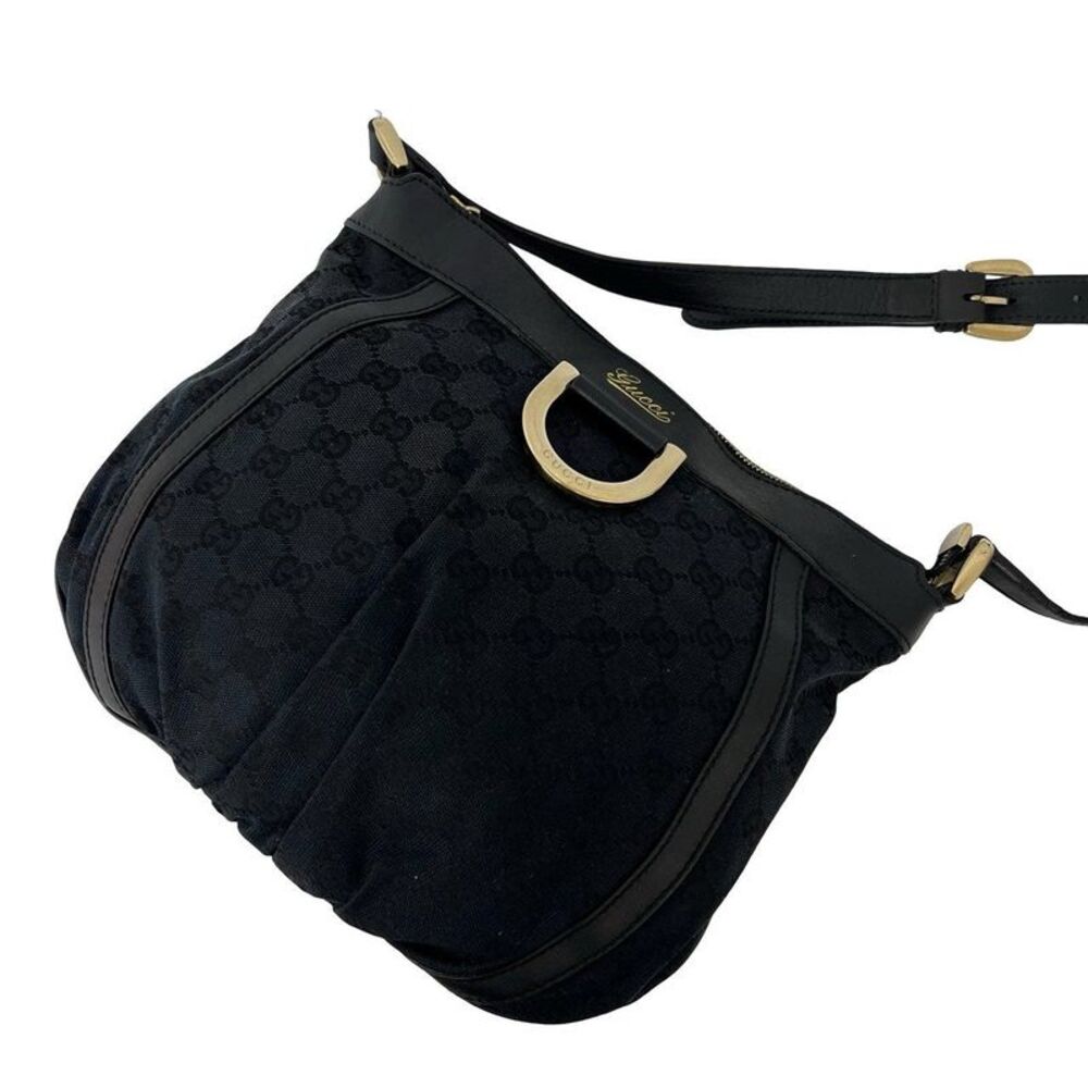Gucci Abbey GG Supreme Canvas Leather Shoulder Bag